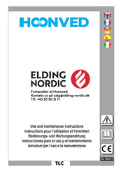 Hoonved ELDING NORDIC TLC100 Mode D'emploi