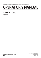 Kongskilde Z 455 HYDRO Mode D'emploi