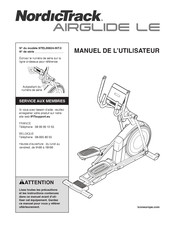 NordicTrack AIRGLIDE LE Manuel De L'utilisateur