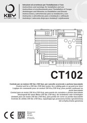 Key Automation CT102 Instructions Et Avertissements Pour L'installation Et L'usage