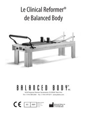 Balanced Body Clinical Reformer Mode D'emploi