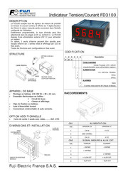 Fuji Electric FD3100 Guide Rapide