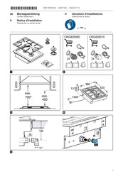 Gaggenau VG425115 Notice D'installation