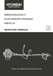 Hyundai power products HDBT42-1A Instructions Originales