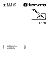 Husqvarna PG 510 Manuel D'utilisation