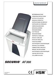 HSM Securion AF 300 Notice D'utilisation