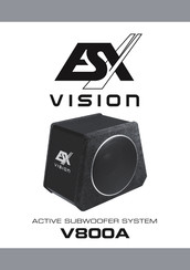 ESX Vision V800A Mode D'emploi