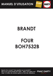 Brandt BOH7532B Instruction Utilisateur