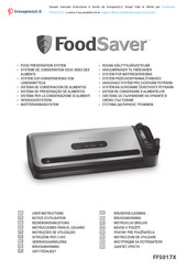 FoodSaver FFS017X Notice D'utilisation