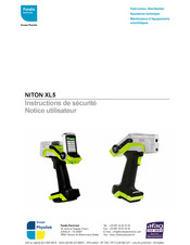 Thermo Scientific NITON XL5 Notice Utilisateur