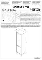 HOM'IN MAYENNE 1K VS1 UP 01438 Instructions D'assemblage