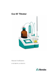 Metrohm Eco KF Titrator Manuel D'utilisation