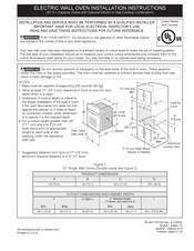 Frigidaire FPEW3077RF Instructions D'installation