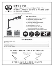 BTECH BT7373 Guide D'installation