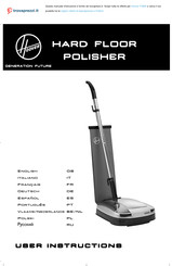 Hoover HARD FLOOR POLISHER F3860 Mode D'emploi