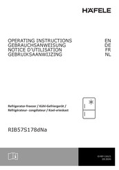 Häfele RIB57S178dNa Notice D'utilisation