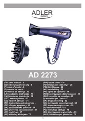 Adler europe AD 2273 Mode D'emploi