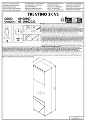 CARRYHOME TRENTINO 1K VS UP 00907 Instructions D'assemblage