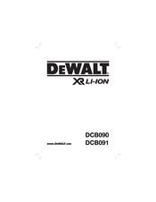 DeWalt DCB090 Traduction De La Notice D'instructions Originale