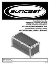 Suncast DBW7300 Instructions D'assemblage