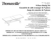 Thomasville CCA9PD-23 1783100 Instructions De Montage