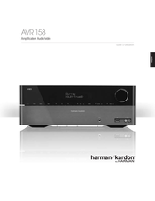 Harman Kardon AVR 158 Manuel D'utilisation