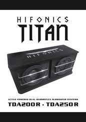 Hifonics Titan TDA250 R Mode D'emploi