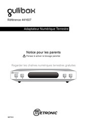Metronic gullibox Mode D'emploi