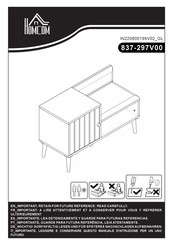 HOMCOM 837-297V00 Instructions De Montage