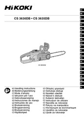 HIKOKI CS3635 Mode D'emploi