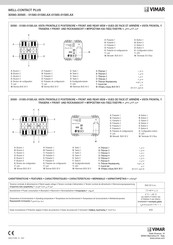 Vimar WELL-CONTACT PLUS 30580 Manuel D'utilisation