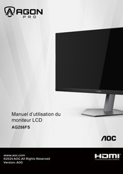 AOC AGON PRO AG256FS Manuel D'utilisation