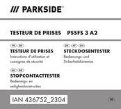 Parkside PSSFS 3 A2 Instructions D'utilisation Et Consignes De Sécurité