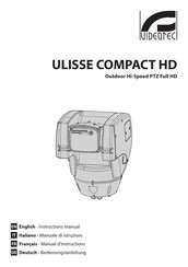 Videotec ULISSE COMPACT HD Manuel D'instructions