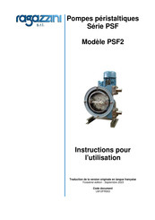 Ragazzini PSF2 Instructions Pour L'utilisation