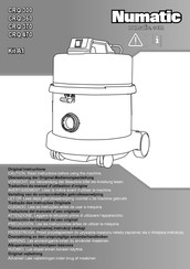 Numatic Kit A1 Traduction Du Manuel D'utilisation D'origine