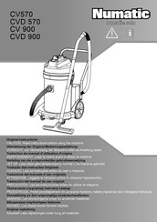 Numatic CV 900 Traduction Du Manuel D'utilisation D'origine