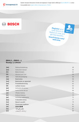 Bosch Readyy'y Lithium BBH2P14L Mode D'emploi