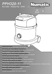 Numatic PPH 320-11 Traduction Du Manuel D'utilisation D'origine