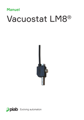 piab Vacuostat LM8 Manuel