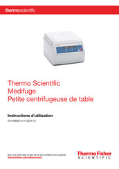 Thermo Scientific Medifuge Instructions D'utilisation