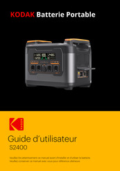 Kodak S2400 Guide De L'utilisateur