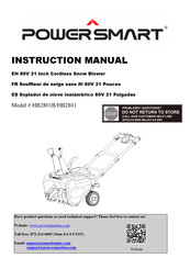 Powersmart HB2801B Manuel D'instructions