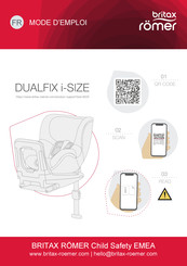 BRITAX RÖMER DUALFIX i-SIZE Mode D'emploi