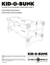 DiscoBed KID-O-BUNK Instructions De Montage