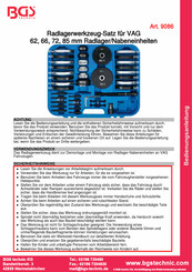 BGS technic 9086 Manuel D'instructions