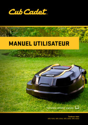 Cub Cadet XR5 1000 Manuel Utilisateur