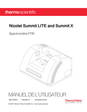 Thermo Fisher Scientific Nicolet Summit X Manuel De L'utilisateur