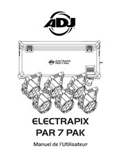 ADJ ELECTRAPIX PAR 7 PAK Manuel De L'utilisateur