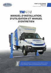 twin busch TW 260 Manuel D'installation, D'utilisation Et D'entretien